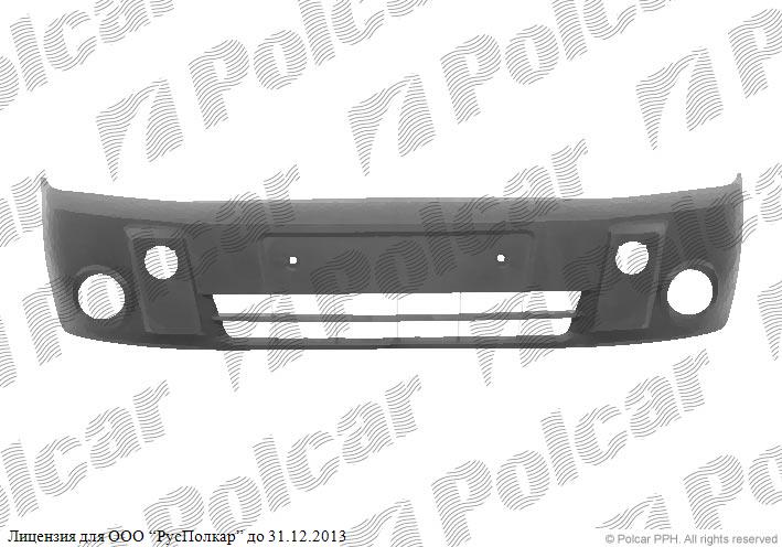 FORD TRANSIT CONNECT (C170) 05.03- :Бампер передний (с отв.под птф), TYG- 4484466