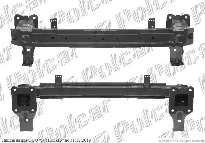 FORD S-MAX (WA6) 06.10- :Усилитель бампера- 1450984
