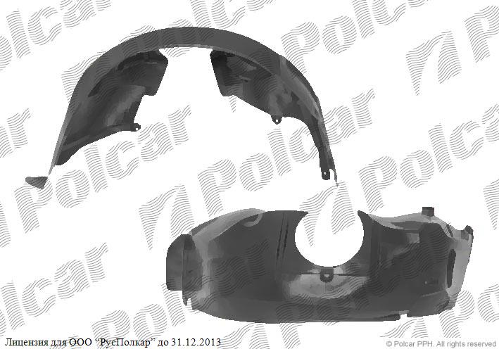 JAGUAR X-TYPE (CF-1) 06.01 - 12.09 :Подкрылок передний левый- C2S043436