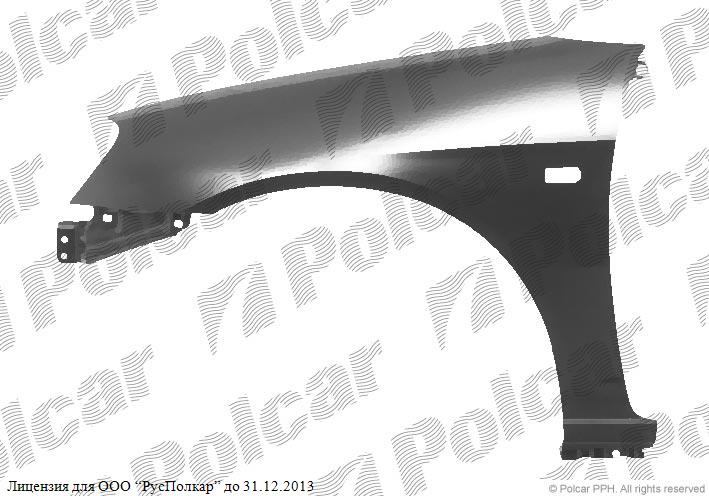 HONDA CIVIC 4-D (ES) SDN (JP) 02.01 - 12.03 :Крыло переднее левое- 60261S5HT00ZZ
