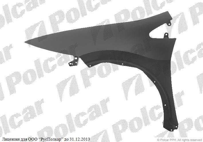 HONDA CIVIC (FN/FK) (HB) 10.05- :Крыло переднее правое- 60210-SMG-E00ZZ