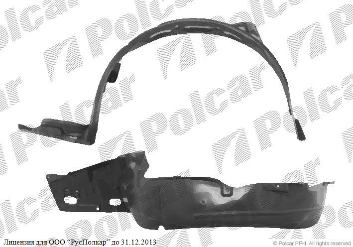 HONDA ACCORD (CL/CM/CN) SDN/комби (EU) 10.02- :Подкрылок левый- 74151S6DE000