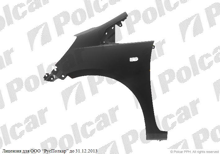 HONDA JAZZ (GE) 10.08- :Крыло переднее правое- 60211-TF0-J00ZZ