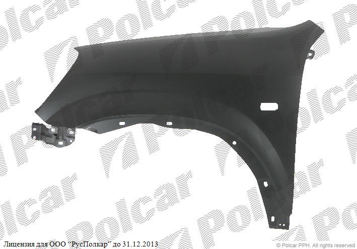 HONDA CRV (RD) 01.02 - 12.04 :Крыло переднее правое (с отв.под повтор.)- 60211-S9A-G00ZZ