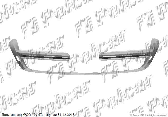 HONDA CRV (RD) 01.02 - 12.04 :Накладка решетки (хром.)- 71122-S9A-003