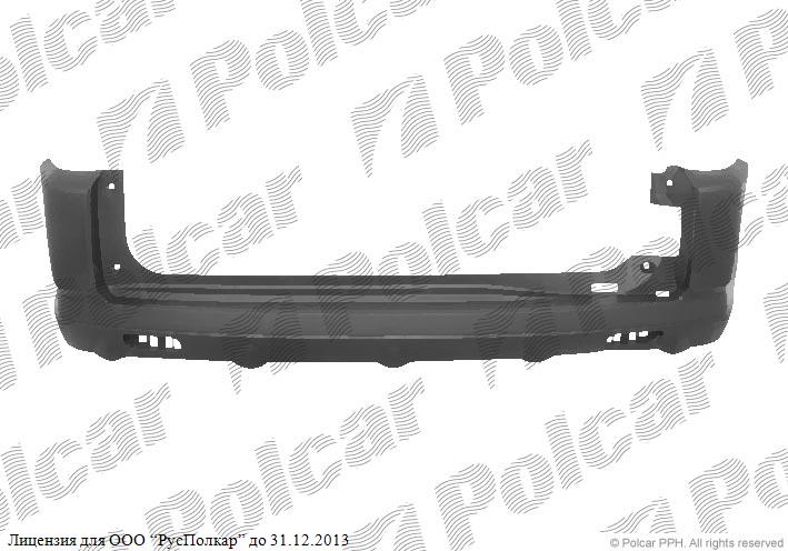 HONDA CRV (RD) 01.02 - 12.04 :Бампер задний чёрный- 04715-S9A-A90