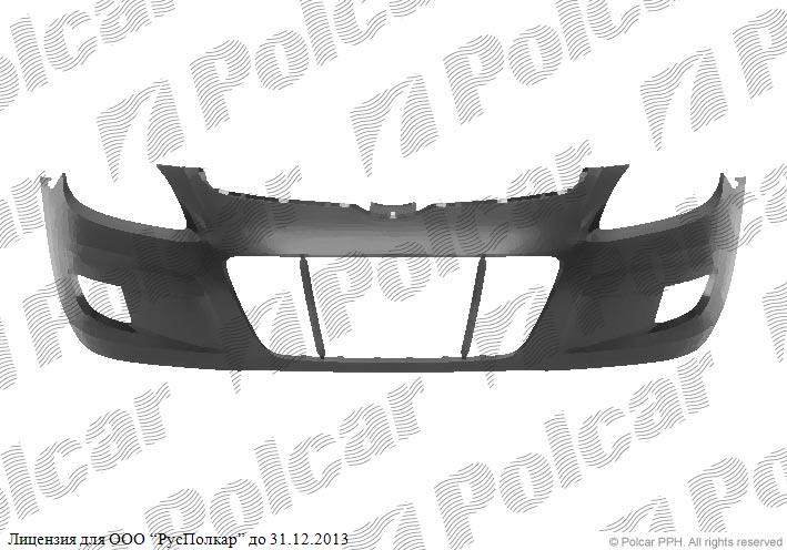 HYUNDAI I30 (FD) 03.07- :Бампер передний (под покраску, негрунт)- 865112L000