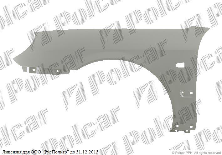 HYUNDAI SONATA (EU4), 11.01-12.04 :Крыло переднее левое (с отв.под повторитель)- 66311-3D200
