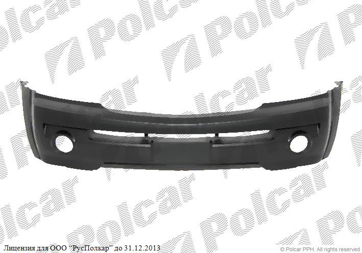 KIA SORENTO (JC) 08.02 - 01.06 :Бампер передний (грунт., с отв.под птф)- 865113E005XX