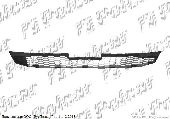 MAZDA 6 (GG/GY) 06.02 - 11.07 :Решётка в бампере центральная, 03.05-- GR1A501T1