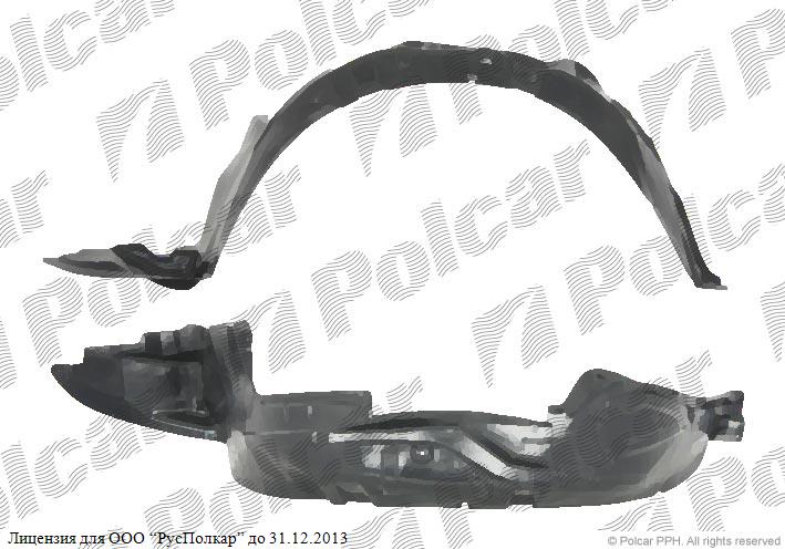 MAZDA 323 (BJ) 01.01 - 09.03 :Подкрылок передний левый- B30D56141A