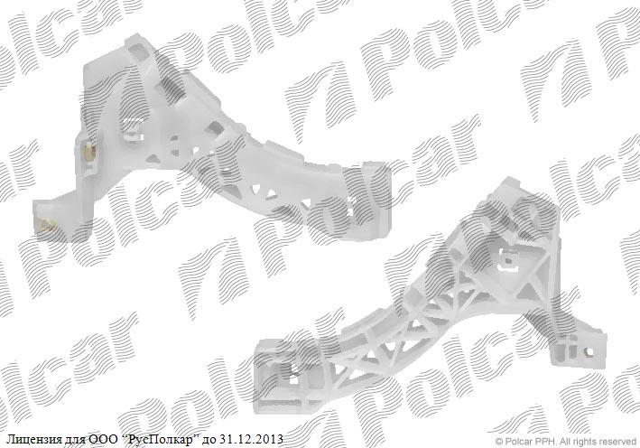 MAZDA 3 (BK) 10.03 - 07.09 :Кронштейн переднего бампера правый- BN8V500T1C