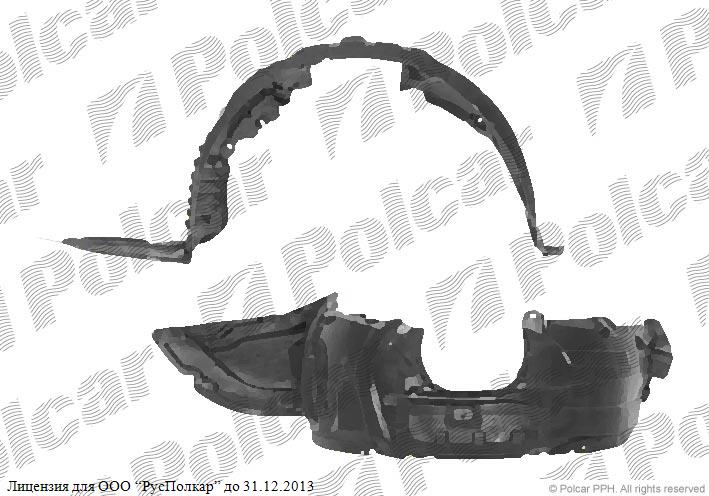 MAZDA 3 (BK) 10.03 - 07.09 :Подкрылок левый- BBP356140F