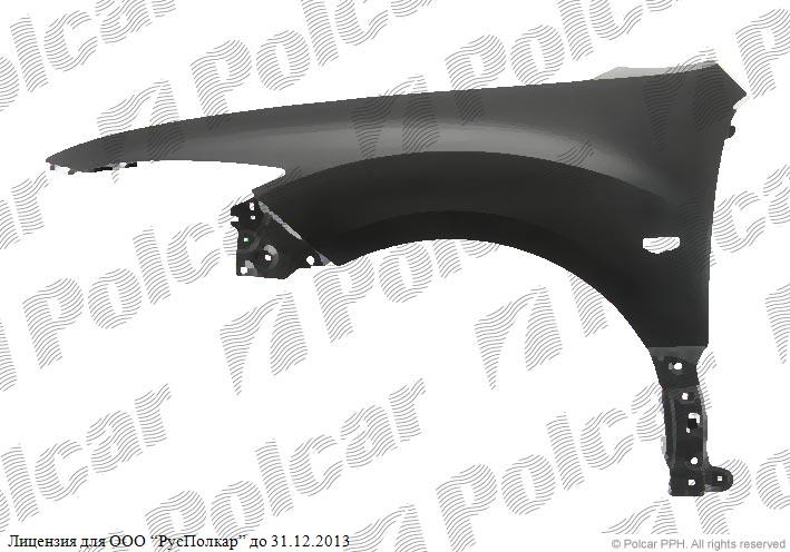 MAZDA 6 (GH) 11.07- :Крыло переднее правое (с отв.под повторитель)- 6S1D-52-110C<br />GS1D52110C