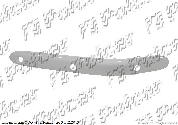 MERCEDES S-KLASSE (W220) 10.98 - 02 :Молдинг бампера правый (грунт., с отв. под датчики парковки)- 2208850421
