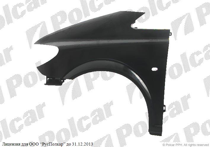MERCEDES VITO/VIANO (W639) 01.03 - 10.10 :Крыло переднее левое (с отв.под птф)- 6396305307