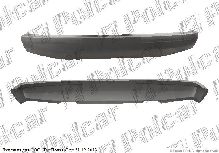 MERCEDES 207-410 77 - 95 :Бампер передний (чёрный, 4 цилиндра)- 6015201370