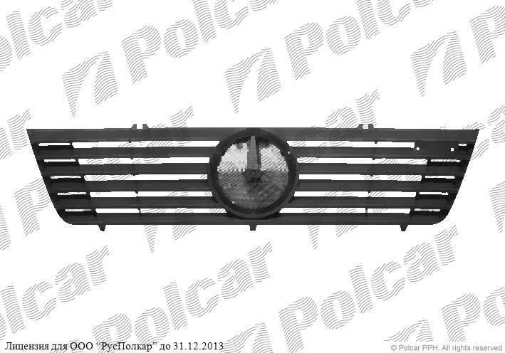 MERCEDES SPRINTER 208 - 414 01.95 - 03.00 :Решетка радиатора (чёрная), RETOV- 9018800183<br />A9018800183<br />A901880151