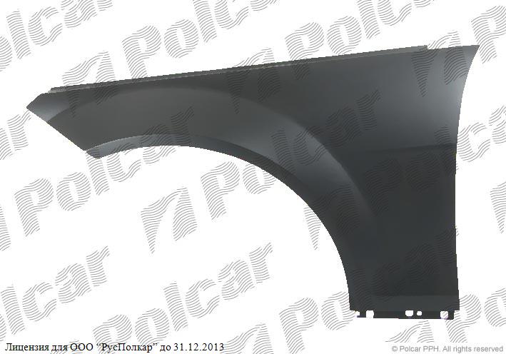 MERCEDES C-KLASSE (W204) 03.07 - 03.11 :Крыло переднее правое (без отв.под птф, стальное)- 2048800218