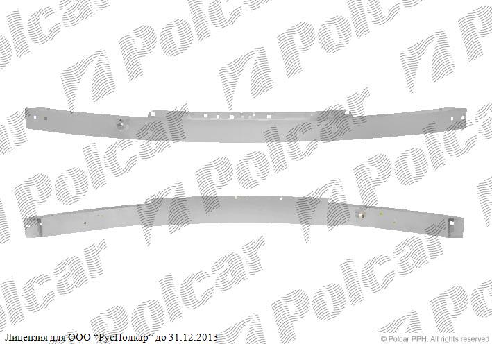 MERCEDES C-KLASSE (W204) 03.07 - 03.11 :Усилитель бампера (алюминий)- 2046205834