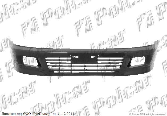 MITSUBISHI GALANT (EA0) 09.96 - 12.03 :Бампер передний (под покр., негрунтованный), -.98-