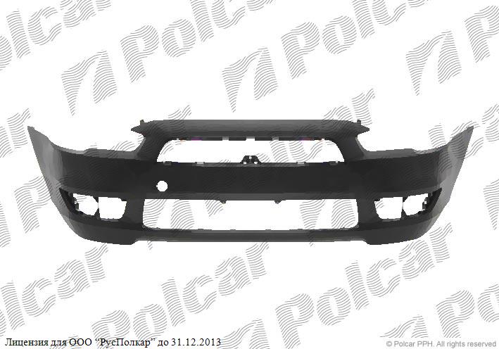 MITSUBISHI LANCER (CY0) 03.07- :Бампер передний (SDN, под покраску, негрунтованный)- 6400B913WA