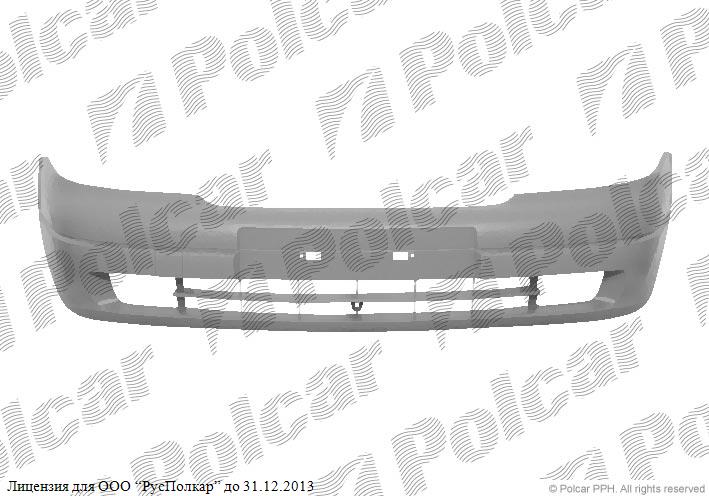 OPEL ASTRA G 01.98 - 08.09 :Бампер передний (бензин, с отв. под птв, грунт)- 1400196