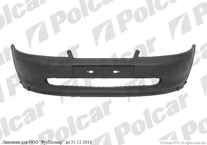 OPEL VECTRA B (SDN+HB+ комби) 95 - 98 :Бампер передний (со спойлером, грунт., без решётки), R2A- 1400164 + 1400523