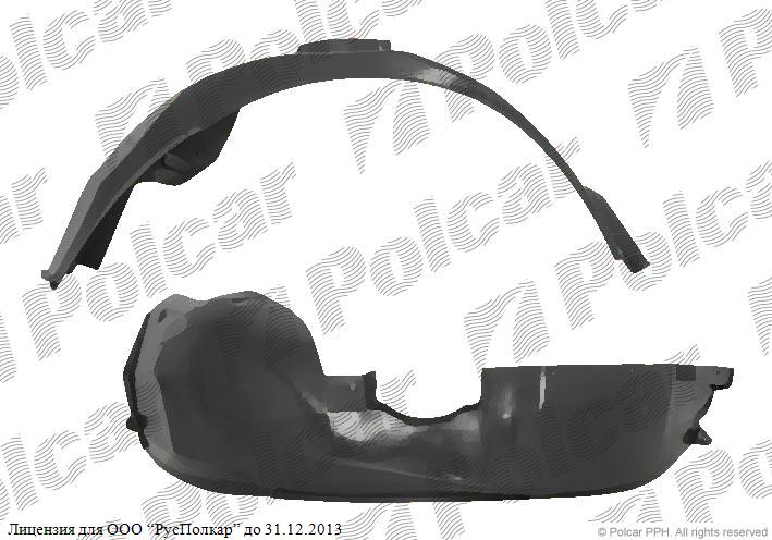 OPEL VECTRA B (SDN+HB+ комби) 95 - 98 :Подкрылок левый- 11 01 341