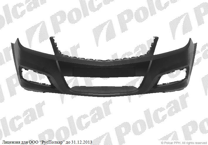 OPEL VECTRA C 09.05 - 09.08 :Бампер передний (грунтованный)- 1400348