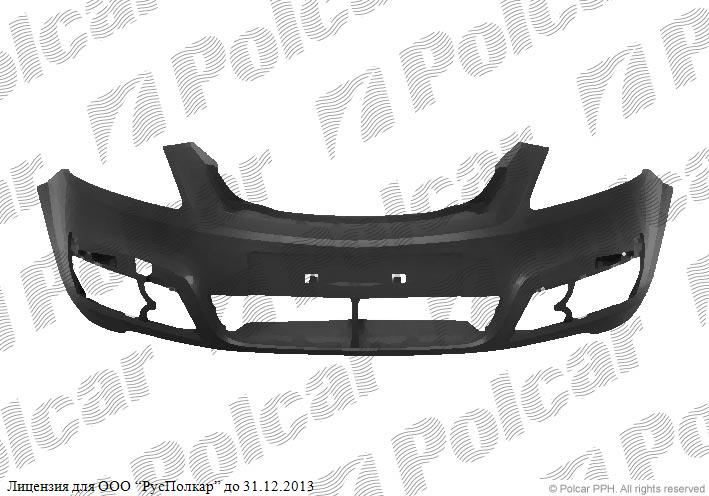 OPEL ZAFIRA, 05.05-01.08 : Бампер передний (грунт.)- 1400345