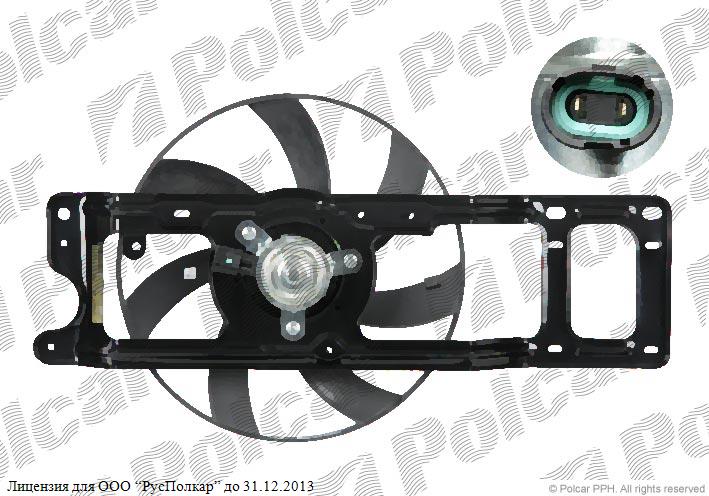 RENAULT LOGAN (SD) 07.04 - 01.09 :Вентилятор радиатора- 7701051494