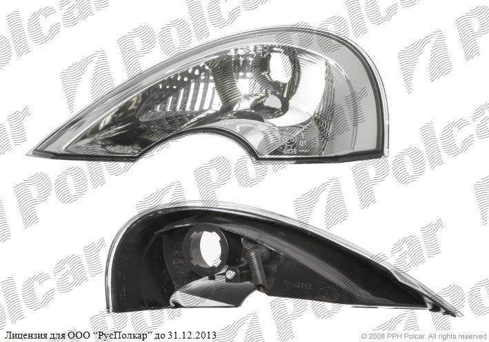 RENAULT MODUS (F/JP0) 12.04 - 11.07 :Указатель поворота правый (белый), TYC- 7701065737