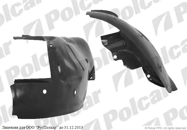 RENAULT SCENIC (JM0/1) 06.03 - 08.06 :Подкрылок левый- 8200136725
