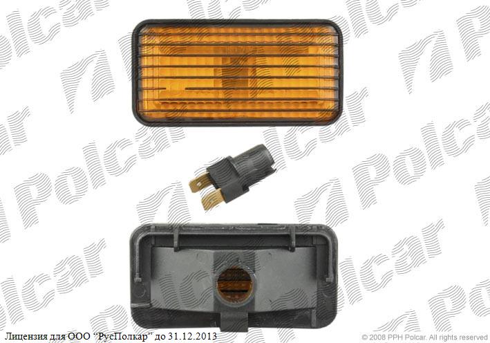 VW PASSAT SDN+KOMBI (B3 (35i)) 03.88 - 10.93 :Указатель поворота боковой (жёлтый, с чёрными полосочками, левый=правый)- 021933016A<br />357949117