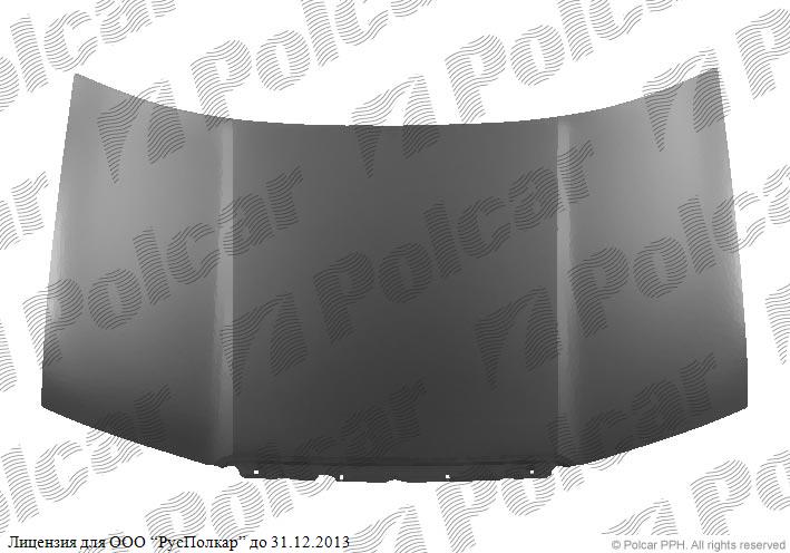 SKODA FABIA (6Y) 04.00 - 03.07 :Капот- 6Y0823031