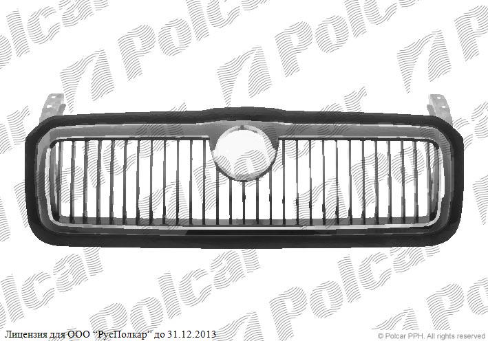 SKODA OCTAVIA (1U2/1U5) LIM 5D + комби 03.97 - 12.00 :Решетка радиатора (хром/чёрная, комплект)- 1U0 853 653 01C<br />1U0 853 665 GRU<br />1U0853661739