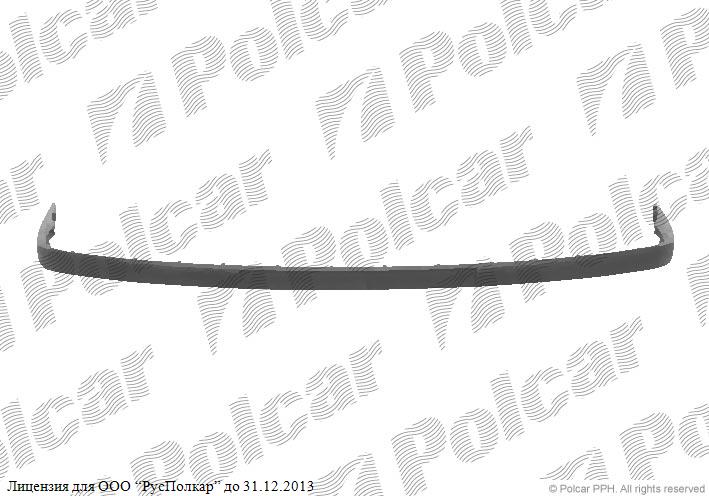 SKODA OCTAVIA (1U2/1U5) LIM 5D + комби 03.97 - 12.00 :Накладка бампера (чёрная)- 1U0807717