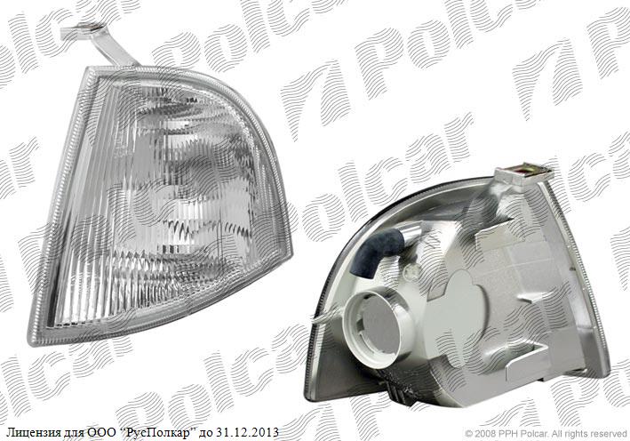 SKODA OCTAVIA (1U2/1U5) LIM 5D + комби 03.97 - 12.00 :Указатель поворота левый (белый), -00, TYC- 1U0953155A