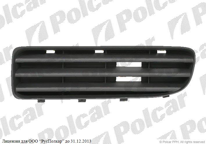 SKODA OCTAVIA (1U2/1U5) LIM 5D + комби 01.01 - 11.10 :Решетка в бампере левая (без Turbo)- 1U0807367B