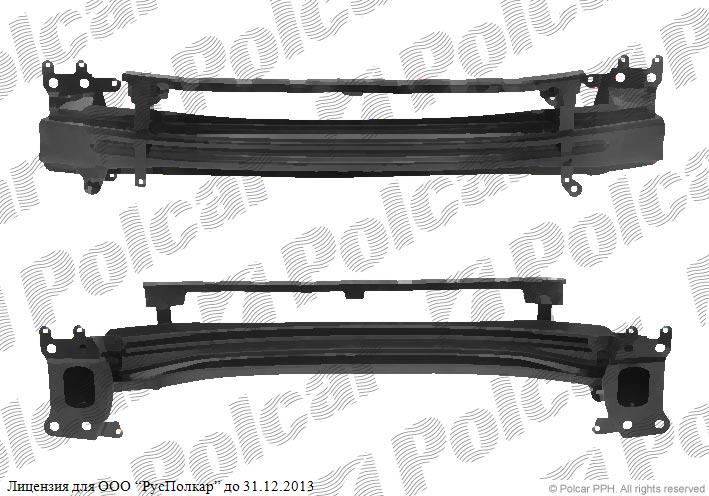 SKODA OCTAVIA II (1Z3/1Z5) LB 06.04-/ комби 04.05- :Усилитель бампера- 1Z0807109A