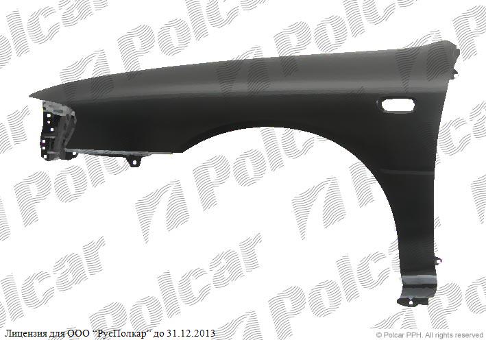 SUBARU IMPREZA (GC/GF) 01.97 - 12.00 :Крыло переднее левое (с отв. под повтор.)-