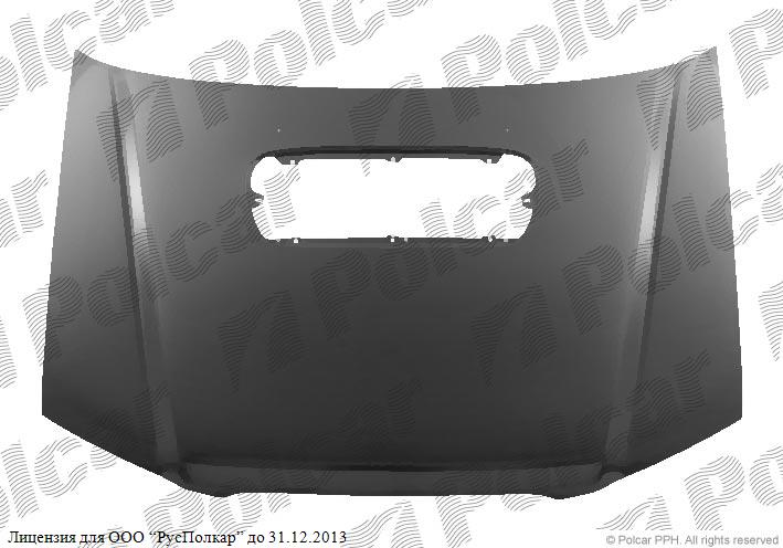 SUBARU FORESTER (SG) 10.02 - 07.05 :Капот метал. TURBO Yih sheng- 57229SA0109P
