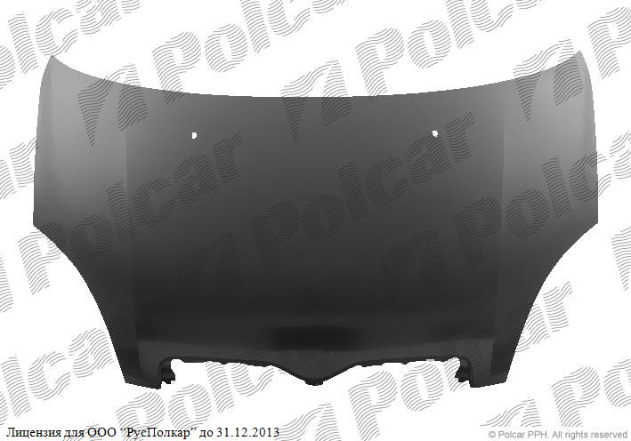 TOYOTA YARIS (CP10) 04.99 - 03.02 :Капот (c 2-мя отв. под омыватели), TYG- 53301-52020