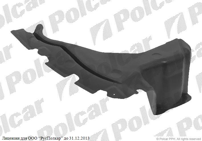 TOYOTA YARIS (CP10) 04.99 - 03.02 :Защита под двигатель правая (бензин)-