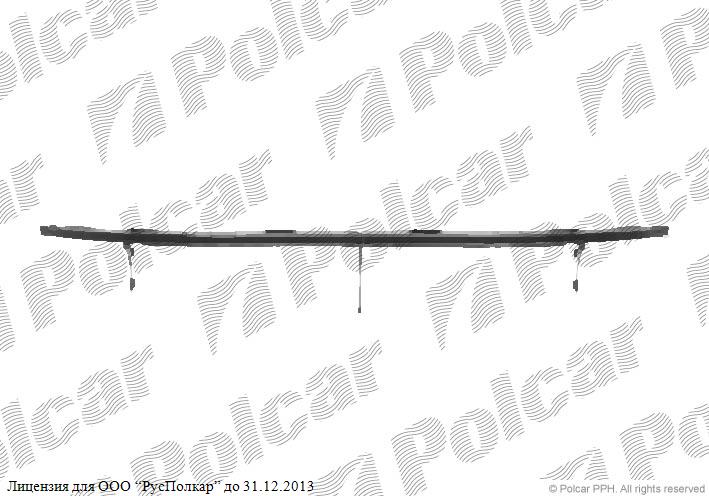 TOYOTA COROLLA (E10) SDN/HB/комби/LB 93 - 97 :Усилитель бампера- 52029-12010