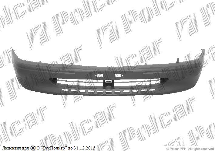 TOYOTA COROLLA (E11), 97-99 :Бампер передний (чёрный, верх+низ)- 52119-02903