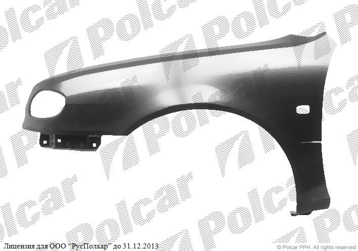 TOYOTA COROLLA (E11) SDN/HB/комби/LB 01.00 - 12.01 :Крыло переднее правое- 53811-1H110