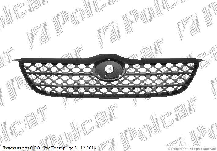 TOYOTA COROLLA (E12) SDN/HB/комби 01.02 - 12.03 :Решетка радиатора серая - 53111-1A390