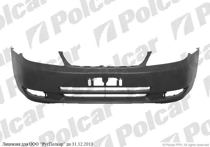 TOYOTA COROLLA (E12) SDN/HB/комби 01.02 - 12.03 :Бампер передний (под покраску,негрунт.,SDN/комби)- 52119-1E917
